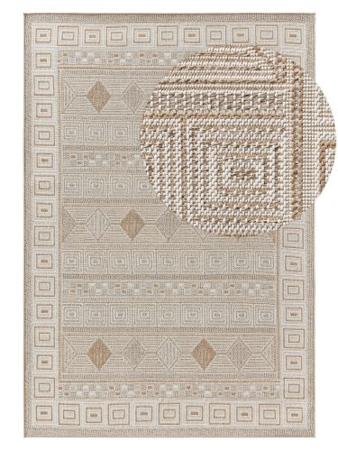 In- & Outdoor Rug Andora Cream/Beige 160x230 cm