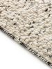 Wool Rug Patch White/Black 120x170 cm