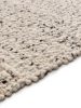 Wool Rug Patch White/Black 200x200 cm