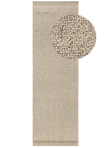 Wool Runner Imke Beige 70x200 cm