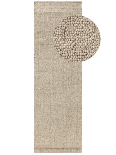 Wool Runner Imke Beige 70x200 cm