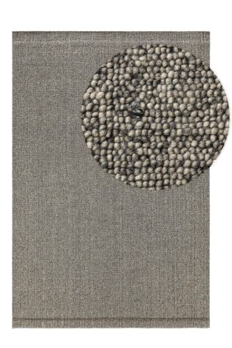 Wool Rug Imke Grey 15x15 cm Sample