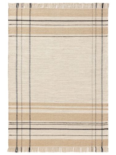 Wool Rug Bahati Beige 15x15 cm Sample