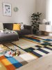 Flat Weave Rug Marya Multicolour 140x200 cm