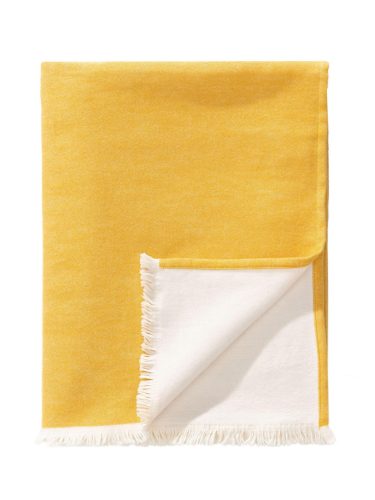 Cotton blanket Luca Yellow 130x170 cm