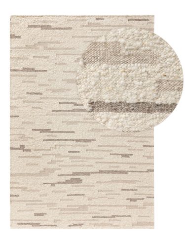 Wool Rug Glen Cream/Beige 80x150 cm