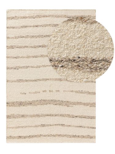 Wool Rug Glen Cream/Beige 120x170 cm