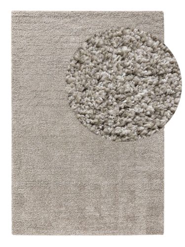 Washable Shaggy Rug Sera Grey 15x15 cm Sample