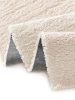 Washable Shaggy Rug Sera Cream 15x15 cm Sample