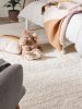 Washable Shaggy Rug Sera Cream 160x230 cm