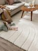 Shaggy rug Emy Cream 15x15 cm Sample