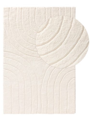 Shaggy rug Emy Cream 140x200 cm