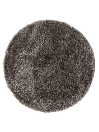 Shaggy Round Rug Ricky Charcoal ø 120 cm round