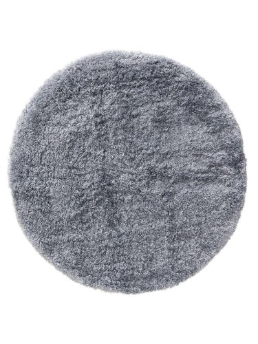 Shaggy Round Rug Ricky Blue ø 80 cm round