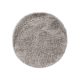 Shaggy Round Rug Ricky Grey ø 120 cm round