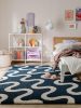 Shaggy rug Louise Blue 120x170 cm