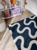 Shaggy rug Louise Blue 120x170 cm