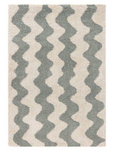 Shaggy rug Louise Green 15x15 cm Sample