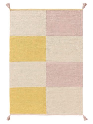 Kids rug Anton Multicolour/Yellow 15x15 cm Sample