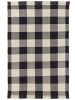 Cotton Rug Lucy Black/White 15x15 cm Sample