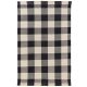 Cotton Rug Lucy Black/White 120x170 cm