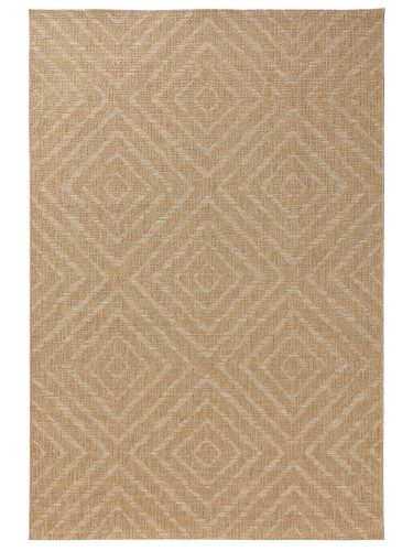 In- & Outdoor Rug Como Light Brown 15x15 cm Sample