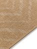 In- & Outdoor Rug Como Light Brown 15x15 cm Sample