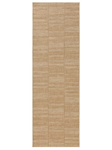 In- & Outdoor Runner Como Light Brown 80x240 cm