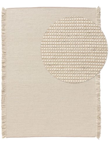 Wool Rug Mary Beige 200x300 cm