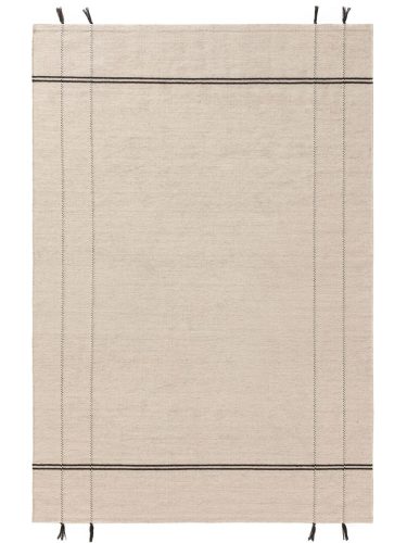 Wool Rug Kambiz Cream/Charcoal 15x15 cm Sample