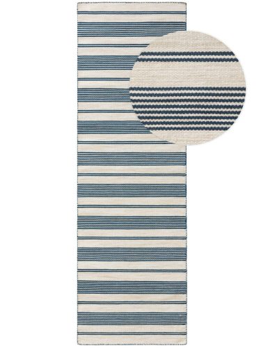 In- & Outdoor Runner Rida Beige/Blue 80x250 cm