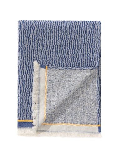 Cotton blanket Joao Blue 130x170 cm