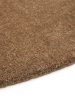 Round Wool Rug Vera Brown ø 160 cm round