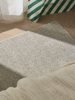 Wool Rug Vera Light Grey 200x200 cm