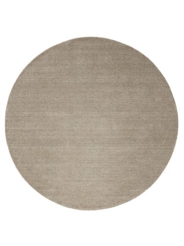 Round Wool Rug Vera Light Grey ø 200 cm round