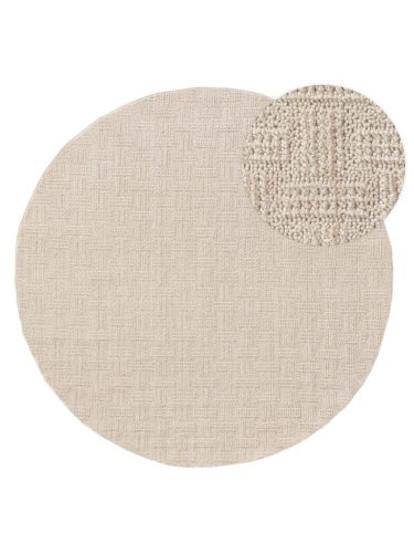 Rug Lilibeth Cream ø 200 cm round