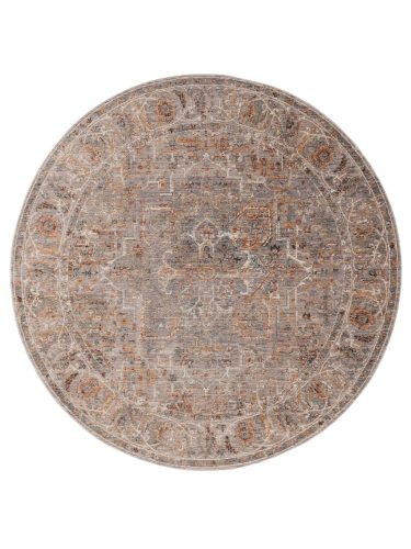 Rug Anwar Grau/Beige ø 240 cm round