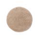 Shaggy rug Ava Beige ø 120 cm round