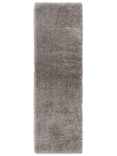 Shaggy rug Ava Grey 80x250 cm