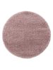 Shaggy rug Ava Rose ø 120 cm round