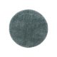 Shaggy rug Ava Turquoise ø 120 cm round