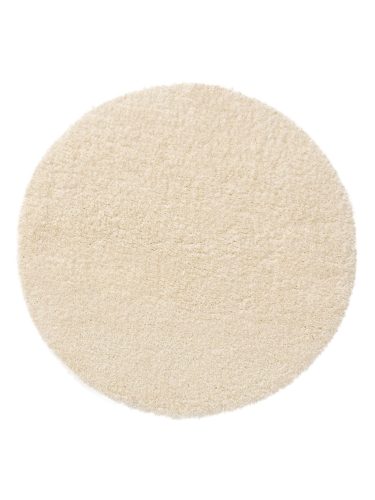 Shaggy rug Ava Cream ø 120 cm round