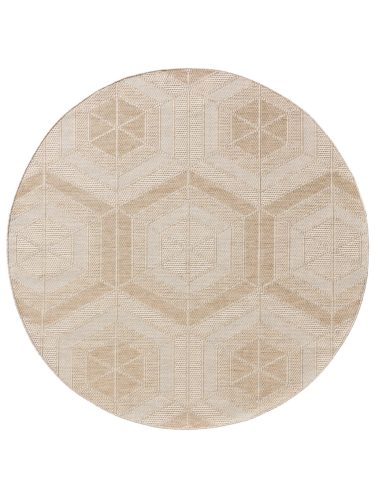 In- & Outdoor Rug Bronco Cream ø 160 cm round