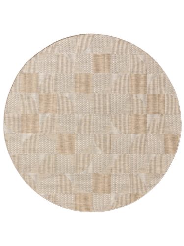 In- & Outdoor Rug Bronco Cream ø 160 cm round