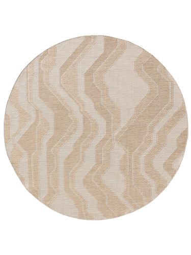 In- & Outdoor Rug Bronco Cream ø 200 cm round