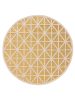 In- & Outdoor Rug Orion Yellow ø 200 cm round