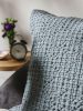 Cushion Cover Cloe Blue/Grey 45x45 cm