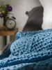 Cotton blanket Cloe Blue 130x170 cm