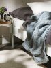 Cotton blanket Cloe Blue/Grey 130x170 cm