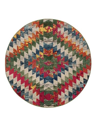 Rug Casa Multicolour ø 160 cm round